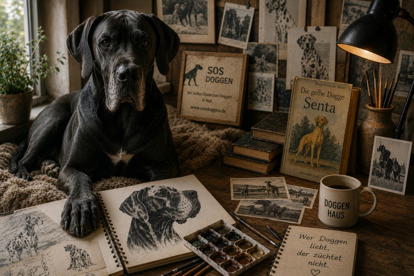 Ada Birk DoggenHaus workspace or dog image